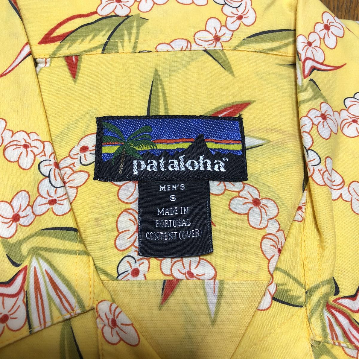 美品　Pataloha アロハシャツ　オーガニックコットン pataloha パタロハ アロハシャツ オーガニックコットン 黒タグ