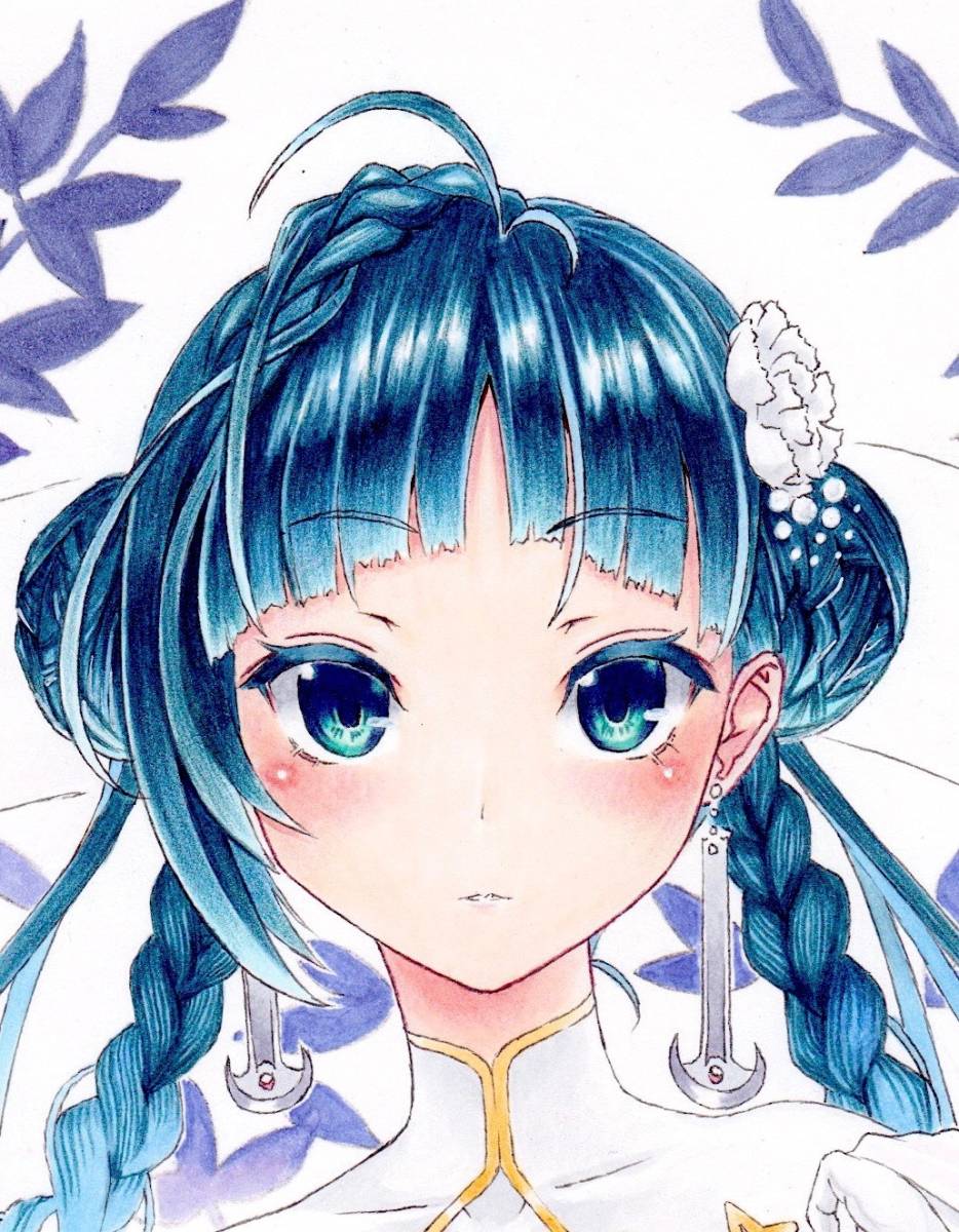 9*8様 Butterflyオリジナル手描きイラスト☆アナログイラスト