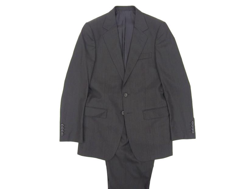【豊富な，限定SALE】 綺麗 GUCCI グッチ メンズ セットアップ ストライプ スーツ ジャケット パンツ ダークグレー サイズ44 20180209(その他)｜売買されたオークション情報、yahooの商品情報をアーカイブ公開 - オーク 男性用