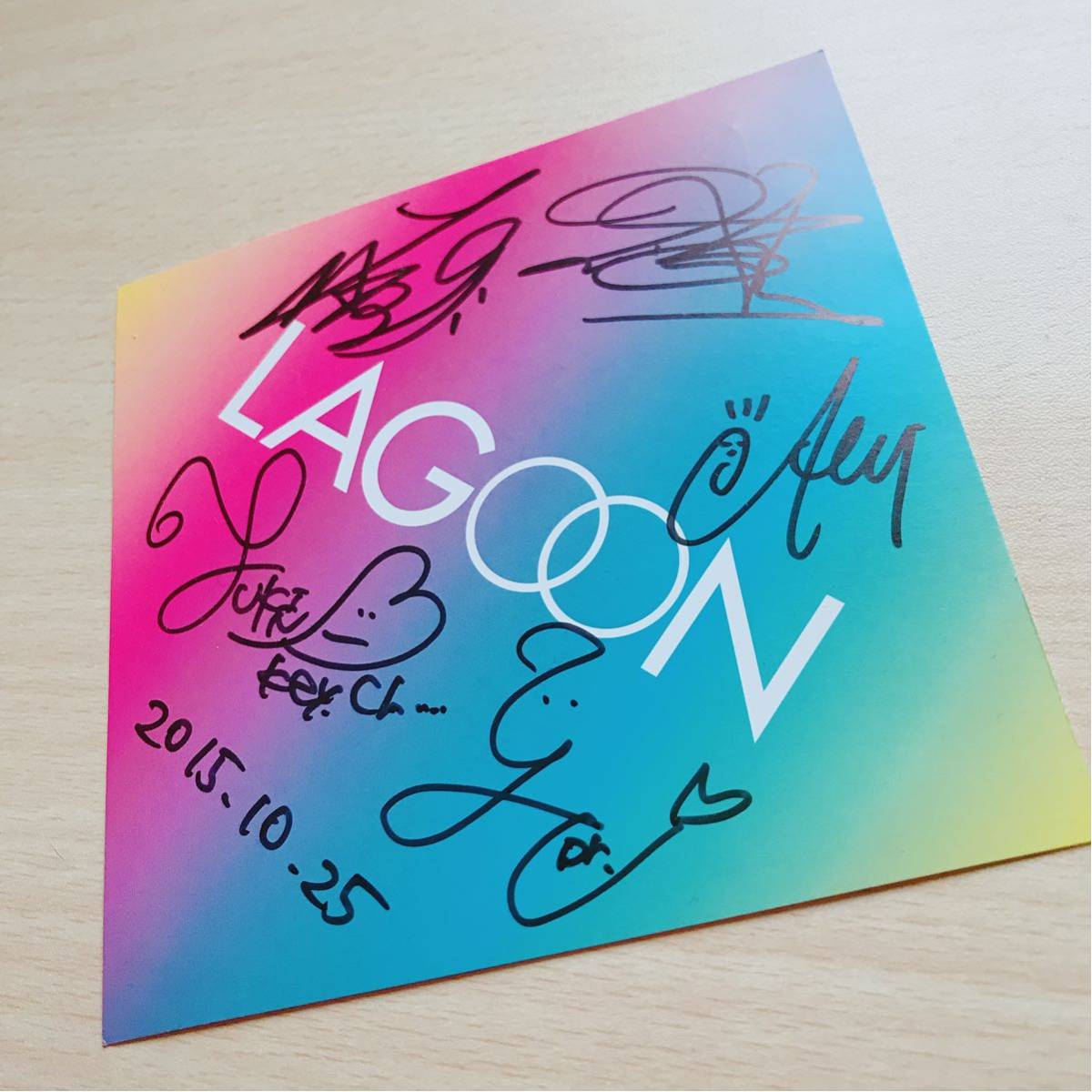 LAGOON メンバー全員 サイン 瀧本美織(サイン)｜売買された