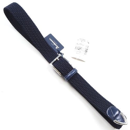 豊富な，格安 804305 Anderson's アンダーソンズ イタリア製 ストレッチベルト 85 ネイビー 部分レザー仕様 3TC1(男性用)｜売買されたオークション情報、yahooの商品情報をアーカイブ公開 - オークファン その他