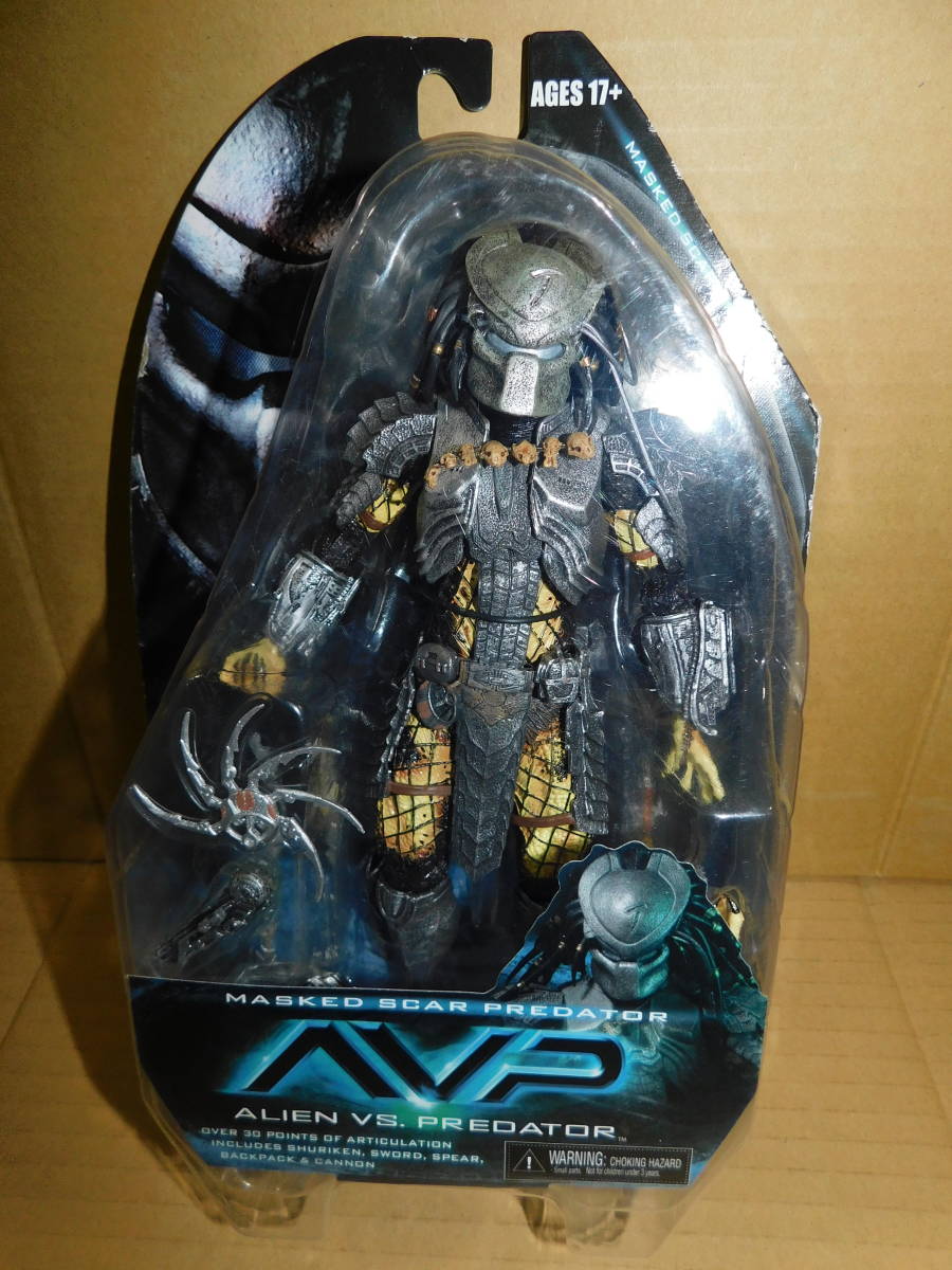 NECA PREDATOR スカー プレデター マスクド AVP エイリアン vs