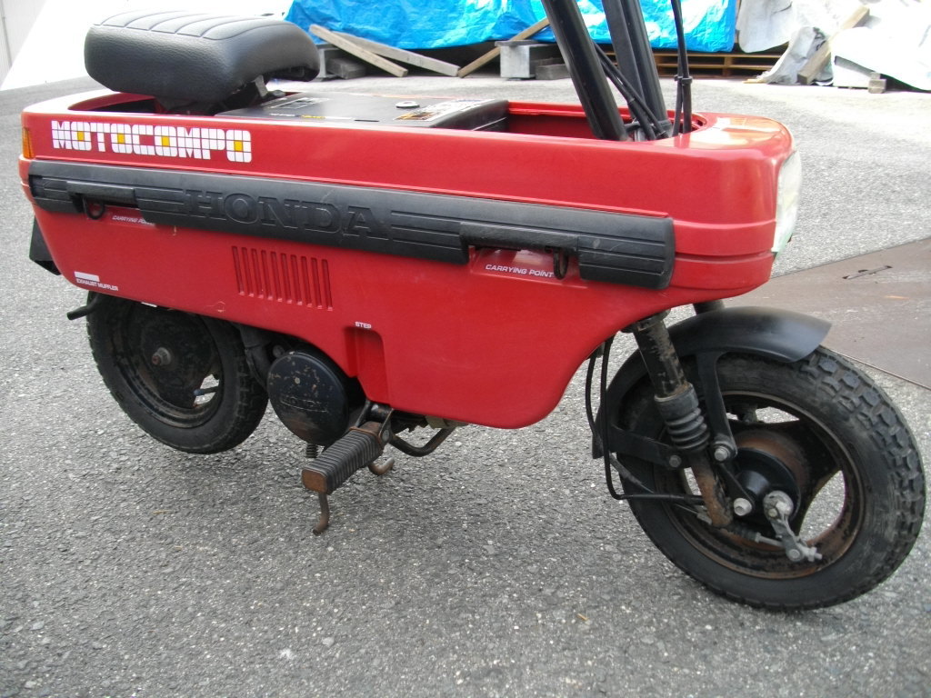 モトコンポ ホンダ - 実働 赤 バイク紹介モトコンポは驚きの仕掛け満載