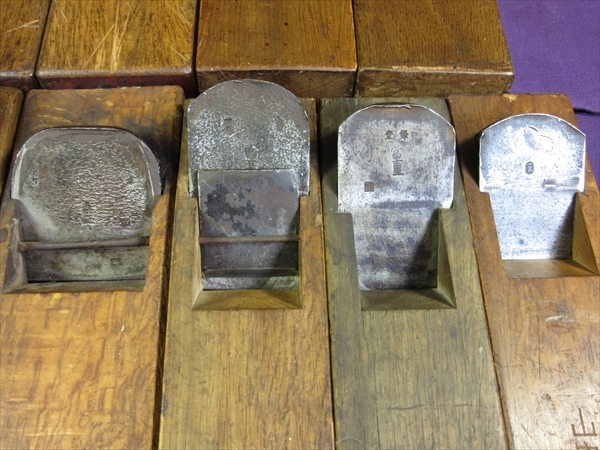 大工の古鉋 年代物【手造火造り 本鍛造 鉋 13点】 かんな 大工道具 鑿