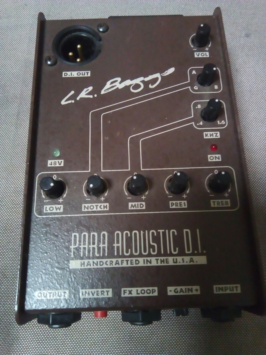 L.R.Bagges PARA ACOSTIC D.I. アコギ用ダイレクトボックス パラアコ