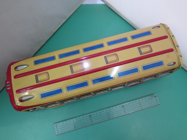 米澤玩具 はとバス - ヨネザワ ブリキ ミニカー 玩具 レトロ