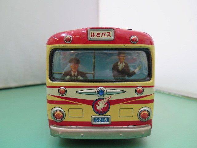米澤玩具 はとバス - ヨネザワ ブリキ ミニカー 玩具 レトロ