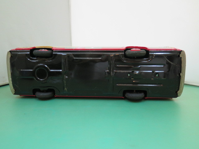 米澤玩具 はとバス - ヨネザワ ブリキ ミニカー 玩具 レトロ