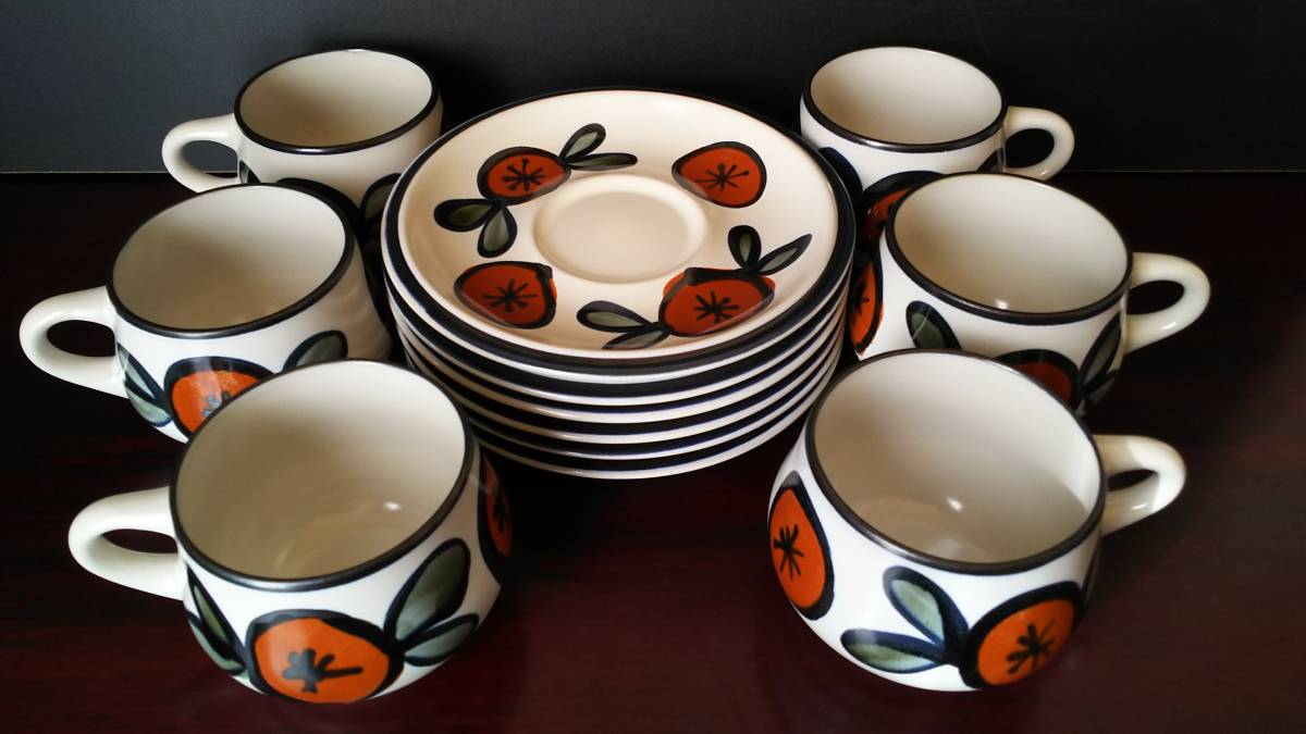 Noritake Folkstone ノリタケ フォークストーン カップ＆ソーサー 6客