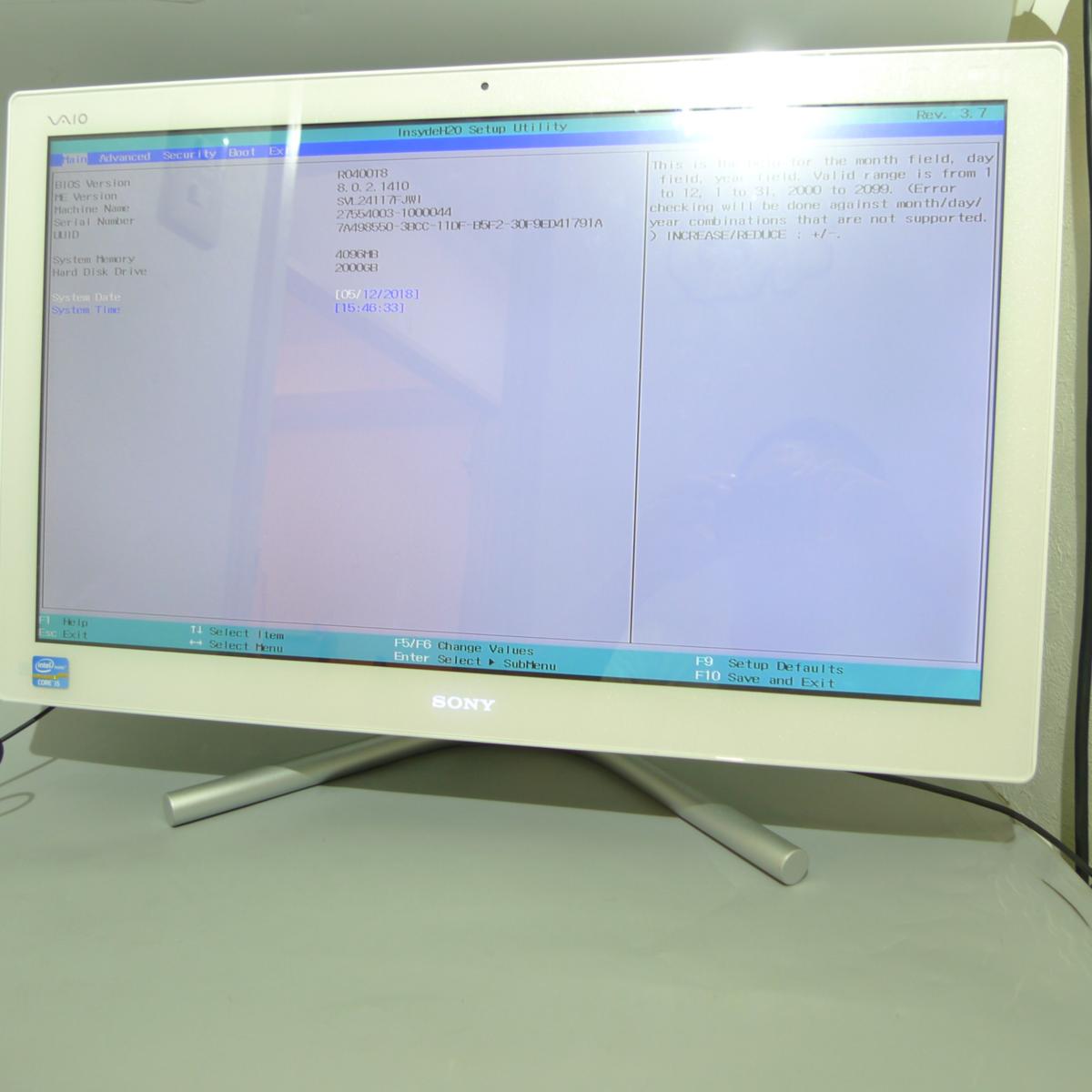 VAIO SONY SVL241A11N L i7-3820QM⁄24インチ⁄4GB⁄640GB Core 公式通販