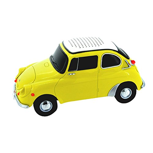 「CASSETTE CAR PRODUCTS] スバル360 Bluetooth スピーカー　ワイヤレス SUBARU (イエロー_1