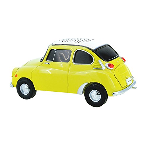 「CASSETTE CAR PRODUCTS] スバル360 Bluetooth スピーカー　ワイヤレス SUBARU (イエロー_3