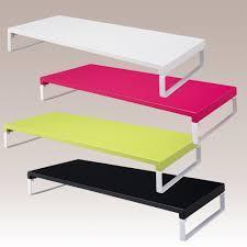 ★☆新品　リヒトラブ 机上台　モニター台 A7332-0 590mm幅 白☆★_1