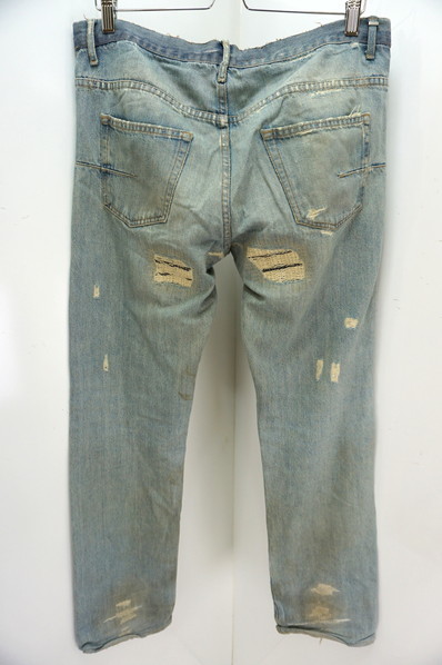 □Dior HOMME ディオールオム デニムパンツ ジーンズ ダメージ加工  