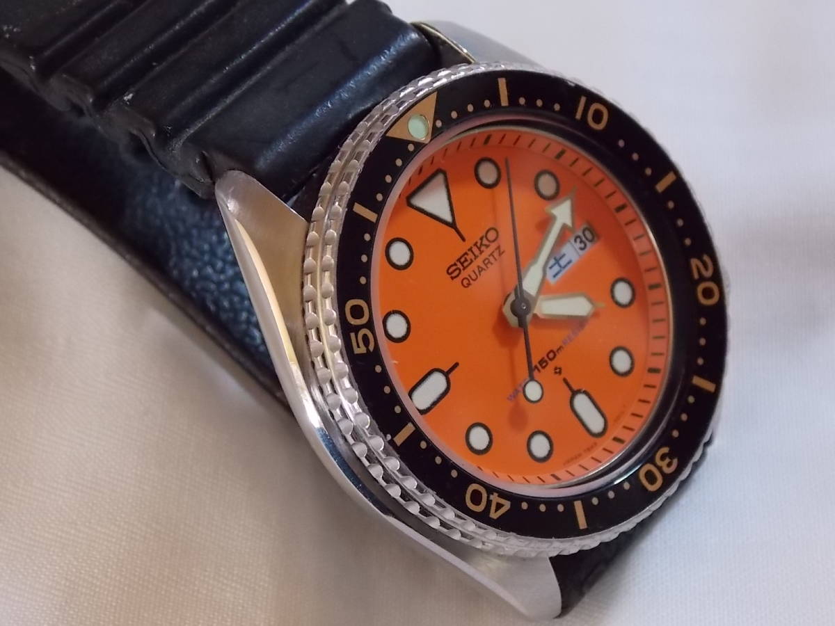 セイコー 7548-700C 150m SEIKO オレンジダイバー オレンジ クォーツ 