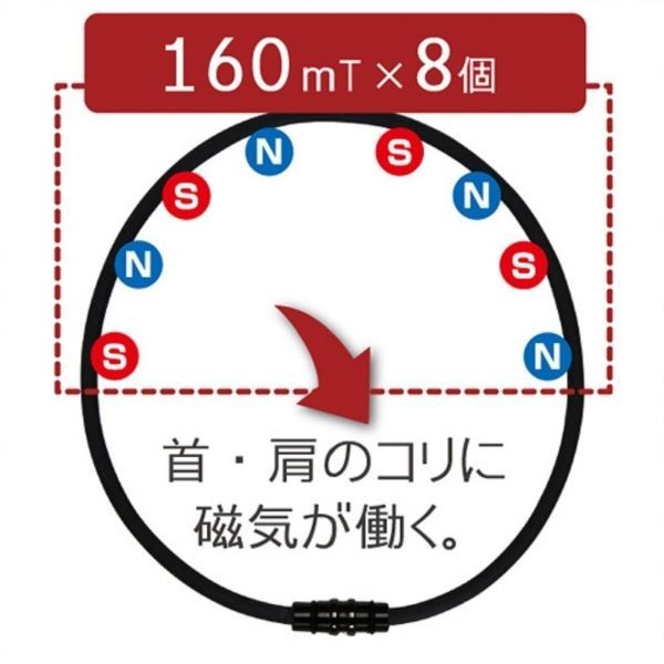 【コラントッテ】20%OFF 正規 新品 未使用 ネックレス クレスト プラム L 51cm 磁気 肩こり ABAAS-38-L/c12
