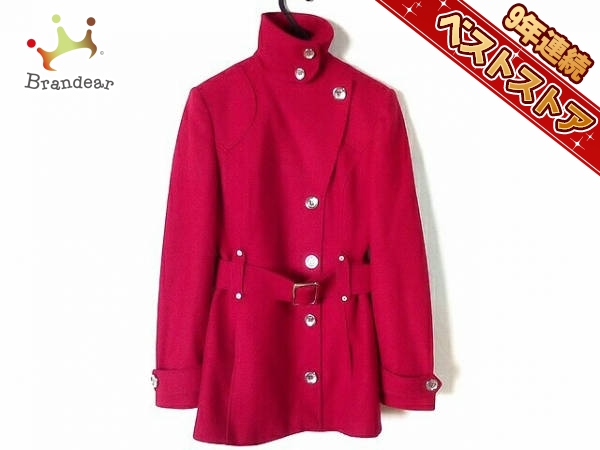 ディーアンドジー D&G コート サイズ38 S レッド レディース 冬物