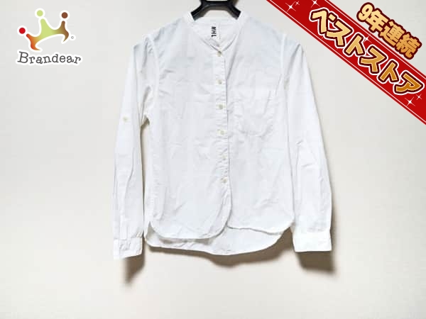 マーガレットハウエル MHL. トップス 長袖シャツブラウス サイズ1 S 白 レディース