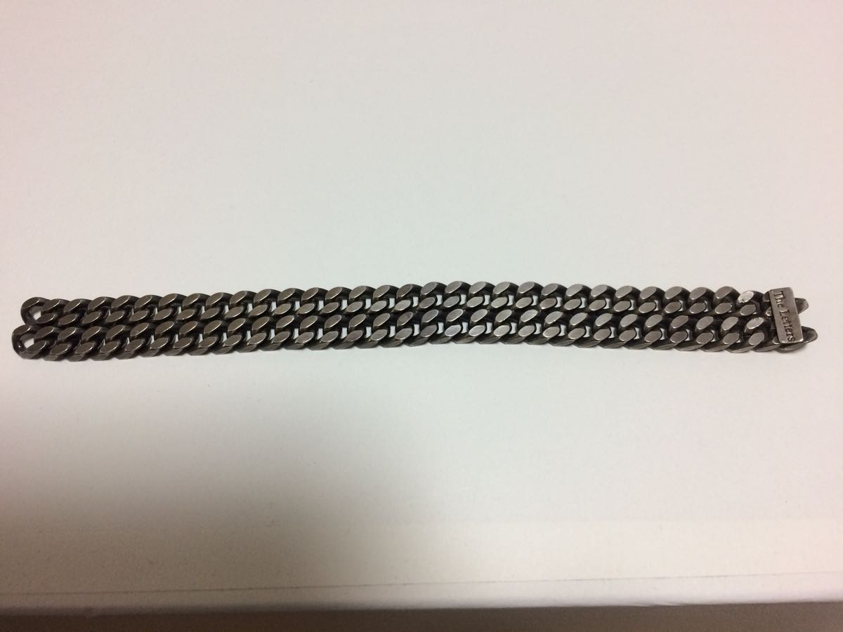 The Letters×END Chain Breceletクラシック ダブル チェーン