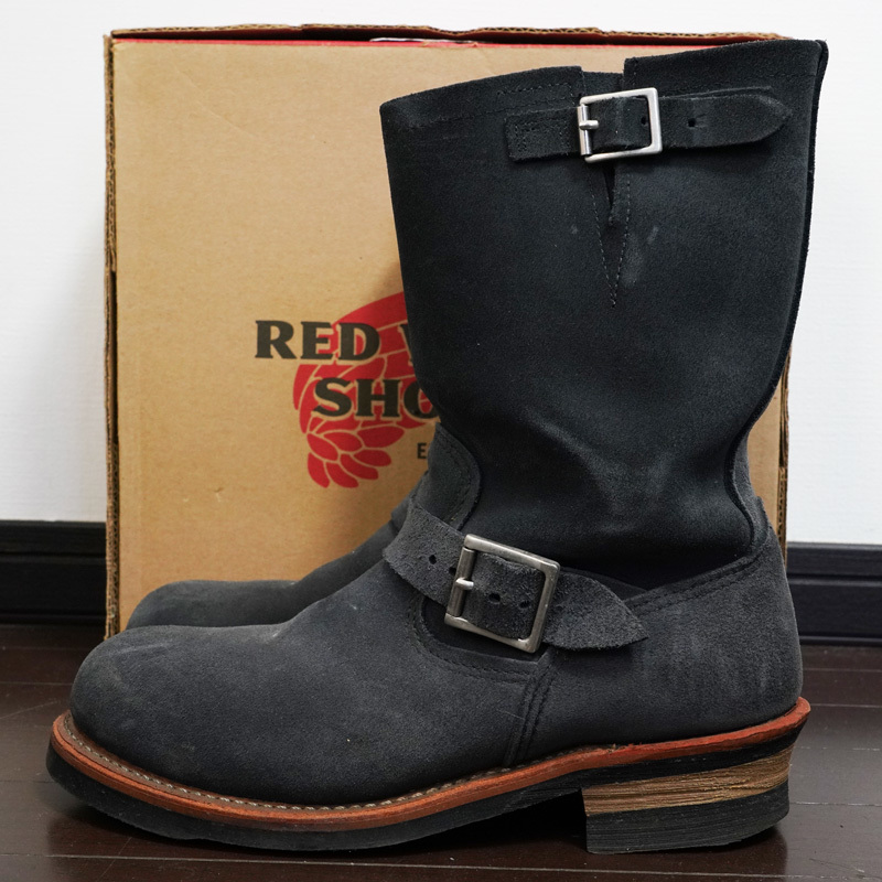 BEAMS別注 RED WING ネイビーラフアウト エンジニアブーツ 8254 9D