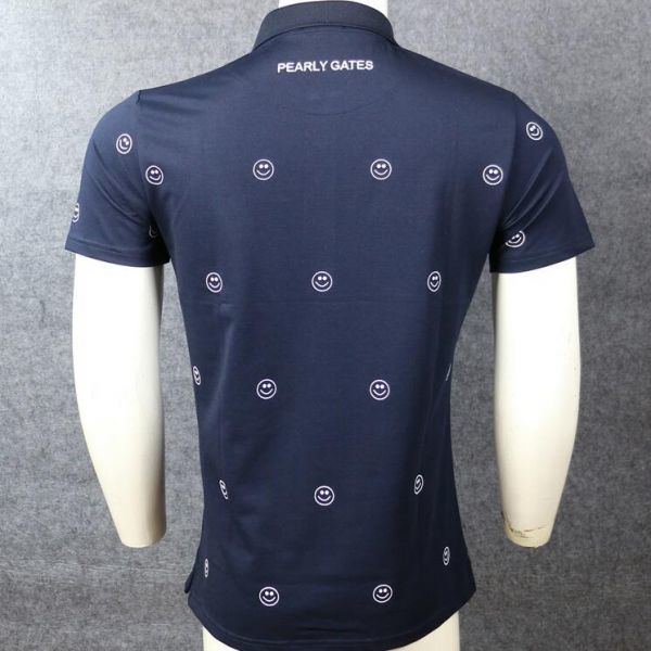 PEARLY GATES ゴルフ用シャツ ネイビー　サイズ2 6サイズ パーリーゲイツ PEARLY GATES メンズ ゴルフ 半袖シャツ PG T