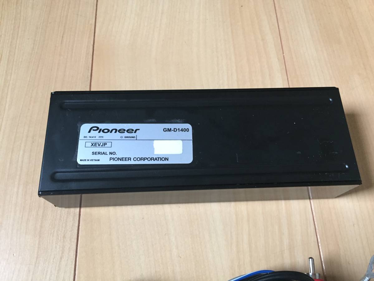 パイオニア GM-D2400 カロッツェリア 4chパワーアンプ GM-D1400 100W×4