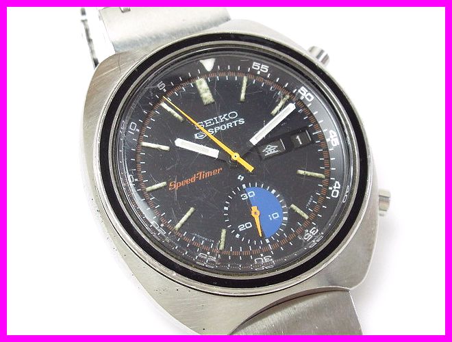 85657☆1円 SEIKO/セイコー 5スポーツ スピードタイマー 自動巻き 