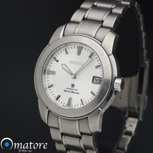 1円～◎SEIKO セイコー ブライツ メンズ キネティック オートリレー 5J22-0D40◎チタン◎キャパシタ交換済み