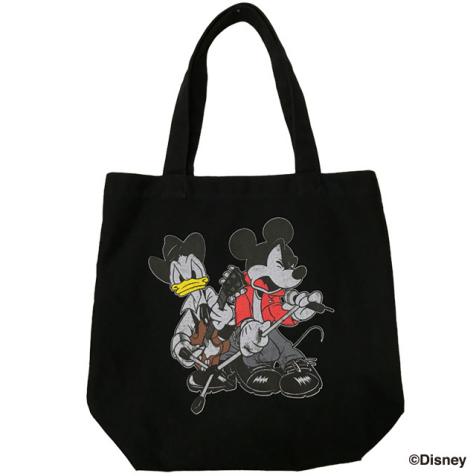 B'z × Disney SCENES トートバッグ ミッキー ディズニーコラボ 2018 B'z SCENES Disney（ディズニー）コラボ トートバッグ黒 /BZ
