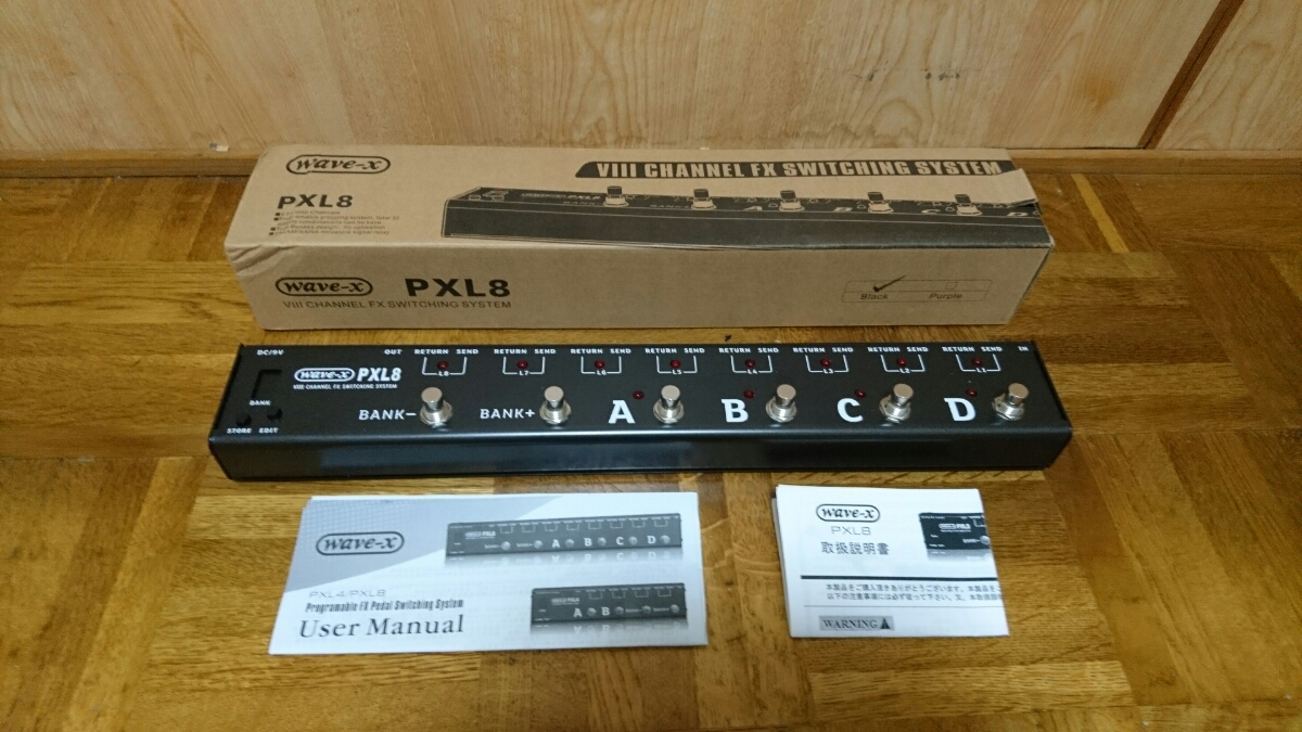 JOYO TECHNOLOGY wave-x PXL8 プログラマブル エフェクトペダル