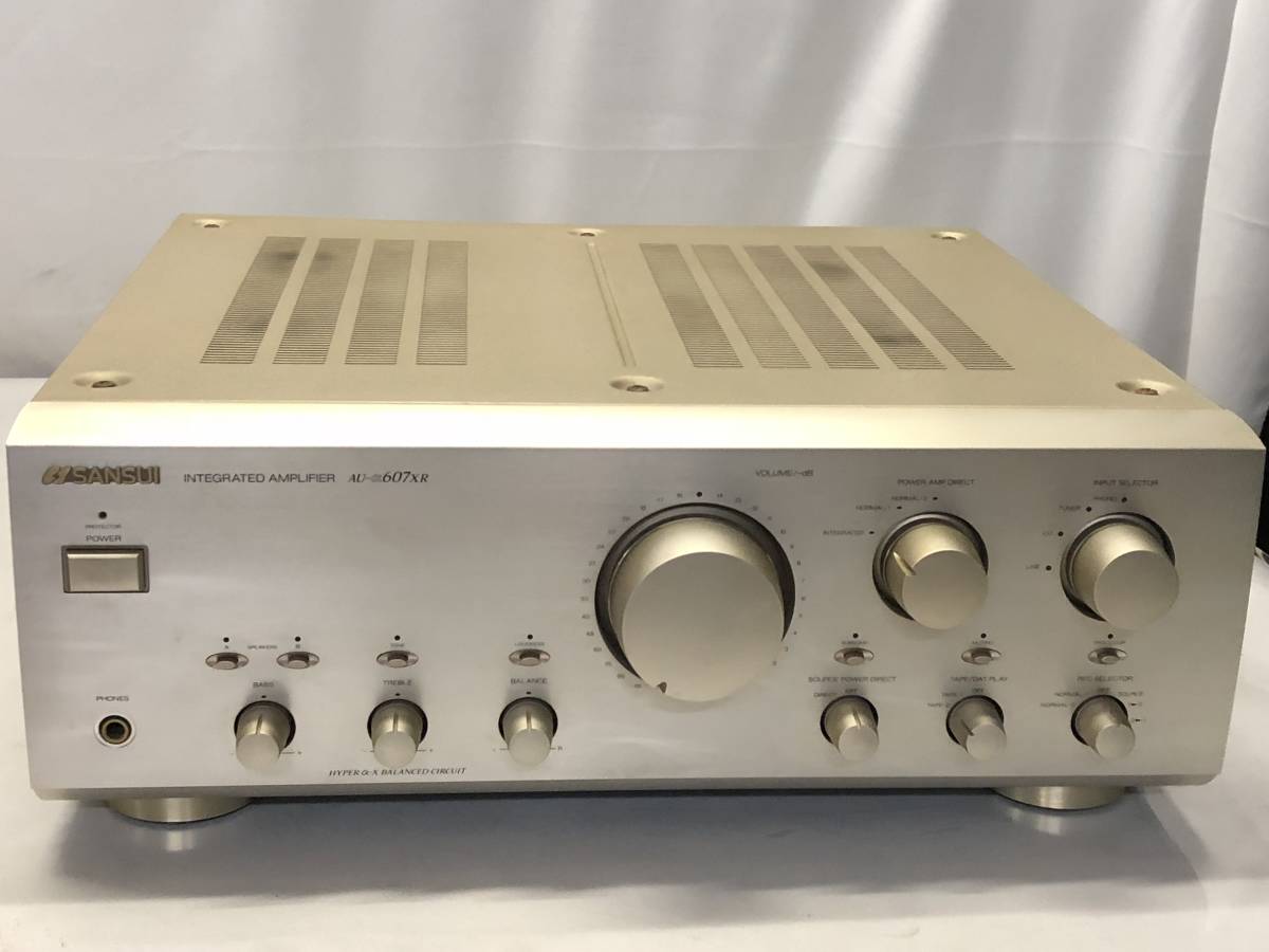 SANSUI AU-α607XR プリメインアンプ ジャンク やや難あり031