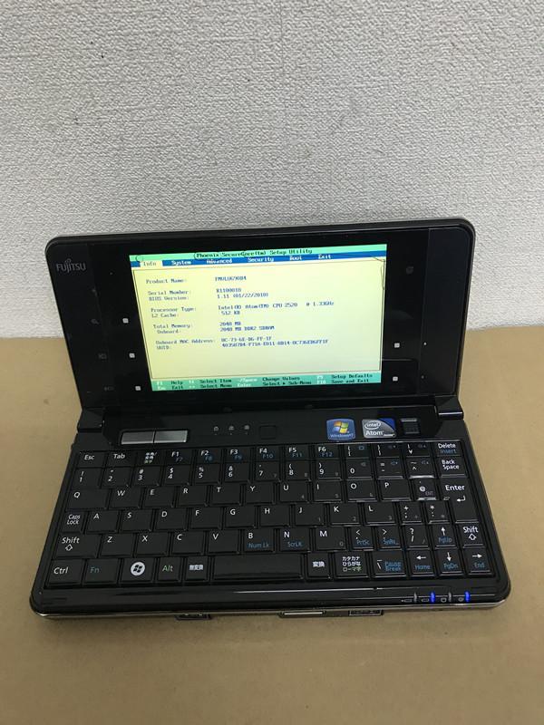 現状bios起動済 富士通 Fmv Biblo Loox U G90 Atom Z5 2gb Hdd無しジャンク 2 その他 売買されたオークション情報 Yahooの商品情報をアーカイブ公開 オークファン Aucfan Com