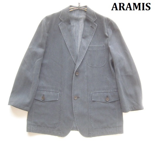 豊富な】 極上4.2万!!アラミス ARAMIS*顔料染め 清涼2つボタンジャケット