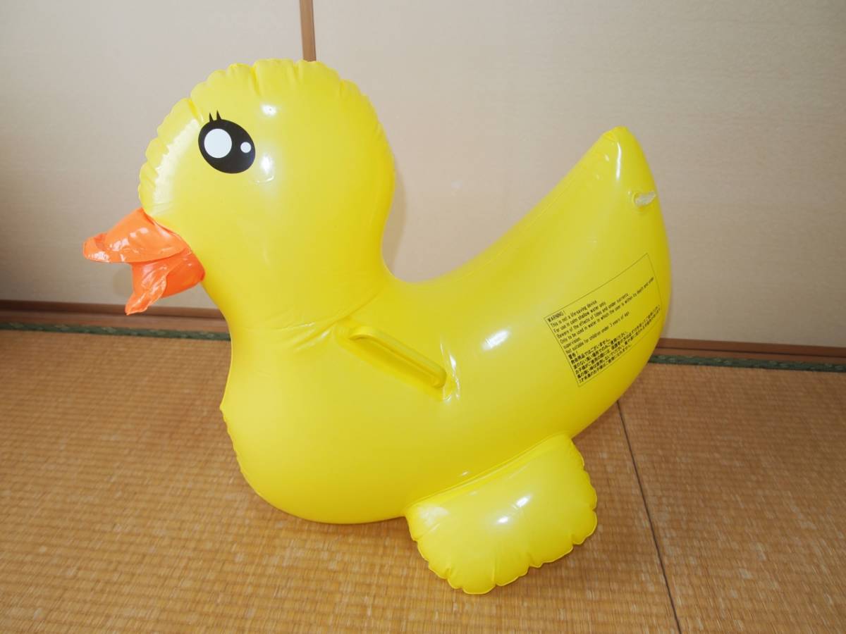新品 昭和レトロ 幼児乗用 大きな アヒルさん 空気ビニール人形