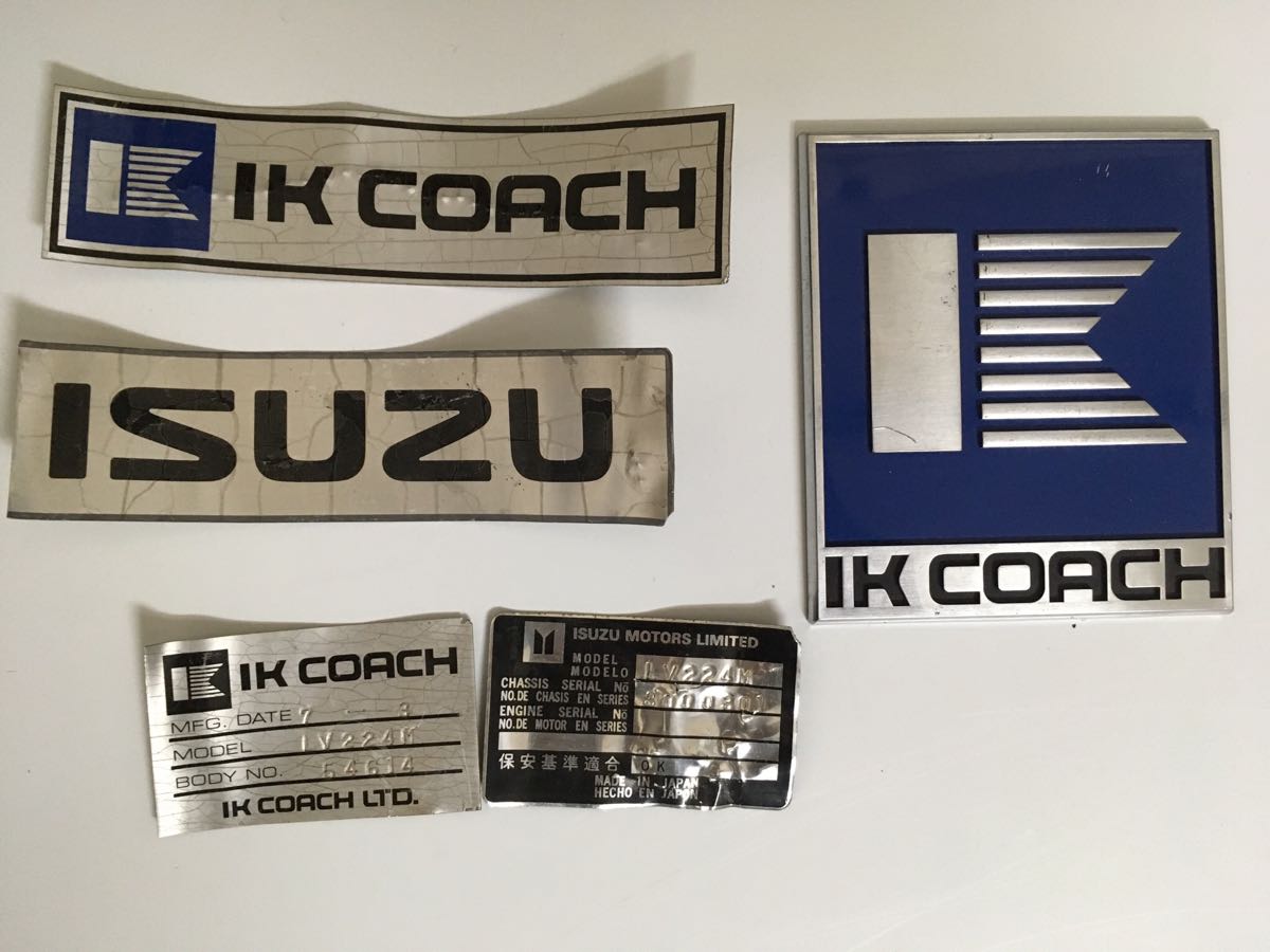 ＩＫ ＣＯＡＣＨ エンブレム 他 計5点セット