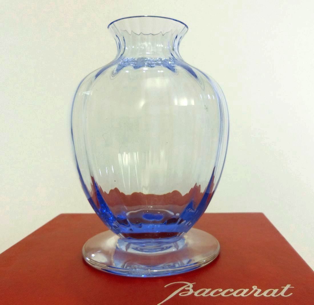 未使用品♪Baccarat・バカラ☆アクアレーユ フラワーベース ステンド