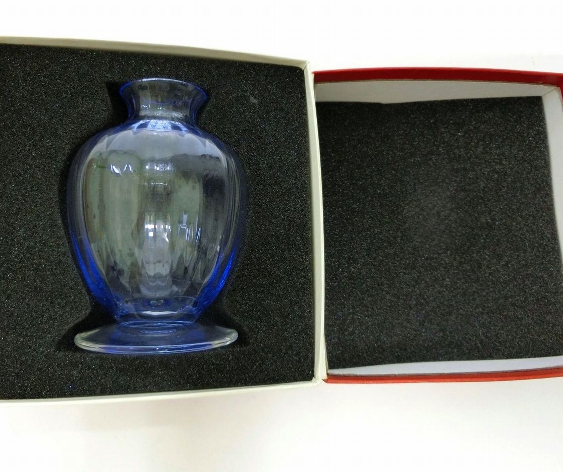 未使用品♪Baccarat・バカラ☆アクアレーユ フラワーベース ステンド