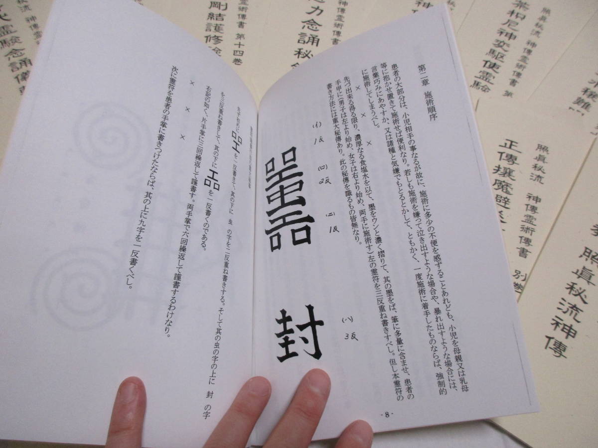 即決【照真秘流/照眞秘流 神伝霊術伝書】全20巻(21冊)+別巻5冊 全26冊