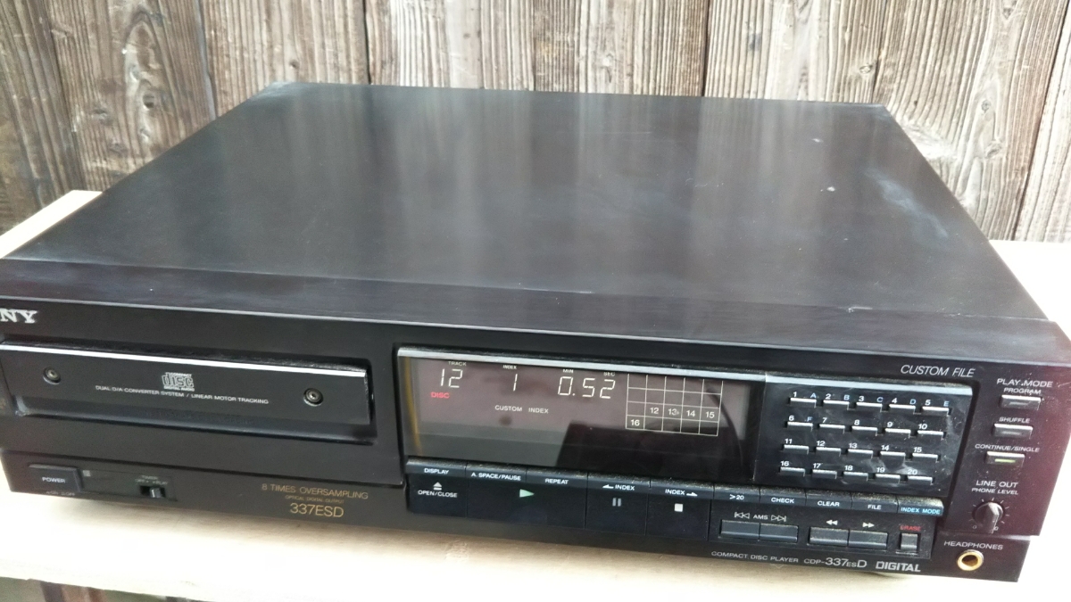 SONY ソニー CDP-337ESD CDプレイヤー 音出し確認OK 中古品 現状品 SONY ソニー CDP-337ESD CDプレイヤー 音出し確認OK 中古品 現状品