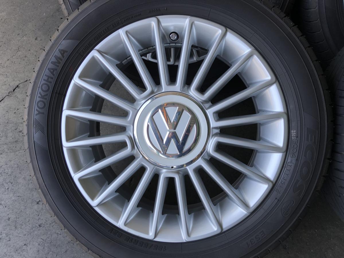 バリ山 VW UP フォルクスワーゲン アップ 純正 15インチ アルミ 185 