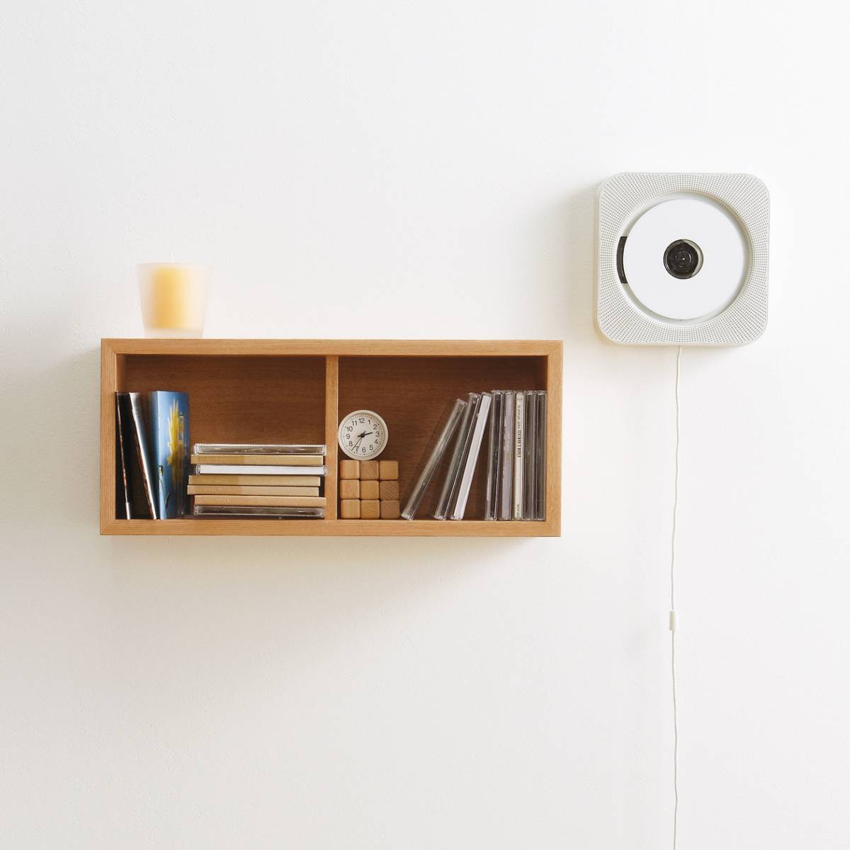 壁掛式CDプレーヤー 無印良品 MUJI CPD-4 2017年製の通販 CPD-4 壁掛式CDプレーヤー 無印 - (無印良品) MUJI 良品計画 2017年式 ポータブルプレーヤー