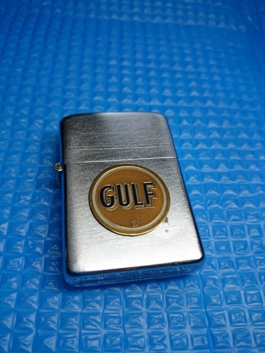 □Zippo ガルフ オイル ヴィンテージ□Gulf ライター 希少(Zippo 