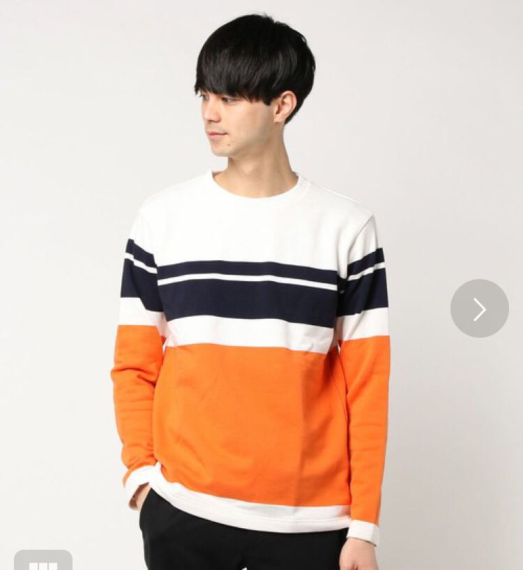新品 定価～ ◆ おっさんずラブ 牧くん 着用のプルオーバー XL◆ 林遣都 衣装 ikka オレンジ 小道具 Tシャツ トレーナー カットソー