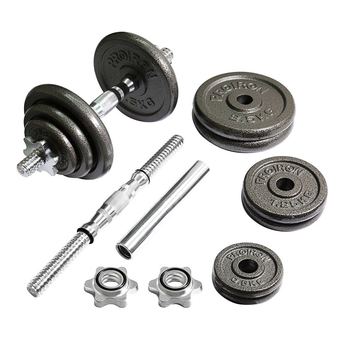 ダンベル 鉄アレイ アジャスタブル 20kg ダンベル セット コネクション・チューブホームジム 筋トレーニングとウェイトリフティング用_2