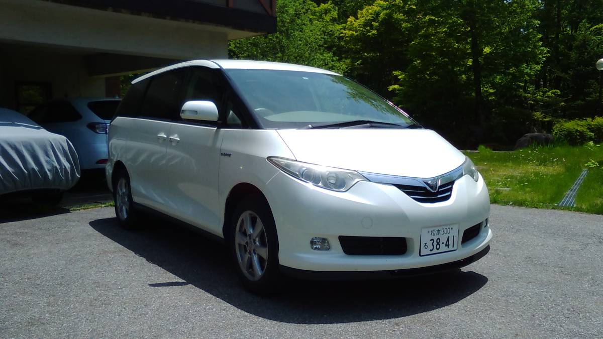 エスティマハイブリッド　　車検長〜い.8年車税金払済み エスティマハイブリッド 車検長〜い.7年車税金払済み エスティマ