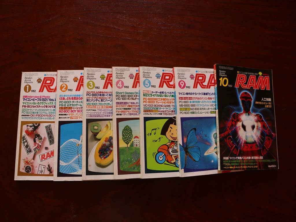 月刊 RAM(ラム) 1982年7冊