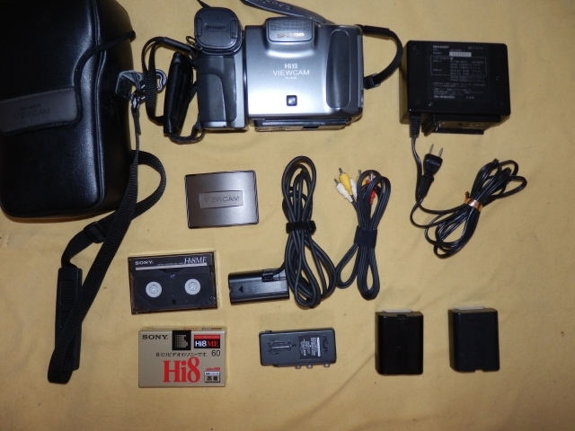 録画・再生・ダビングOK◇シャープ◇ Hi8 VL-EH500 美品 8ミリ