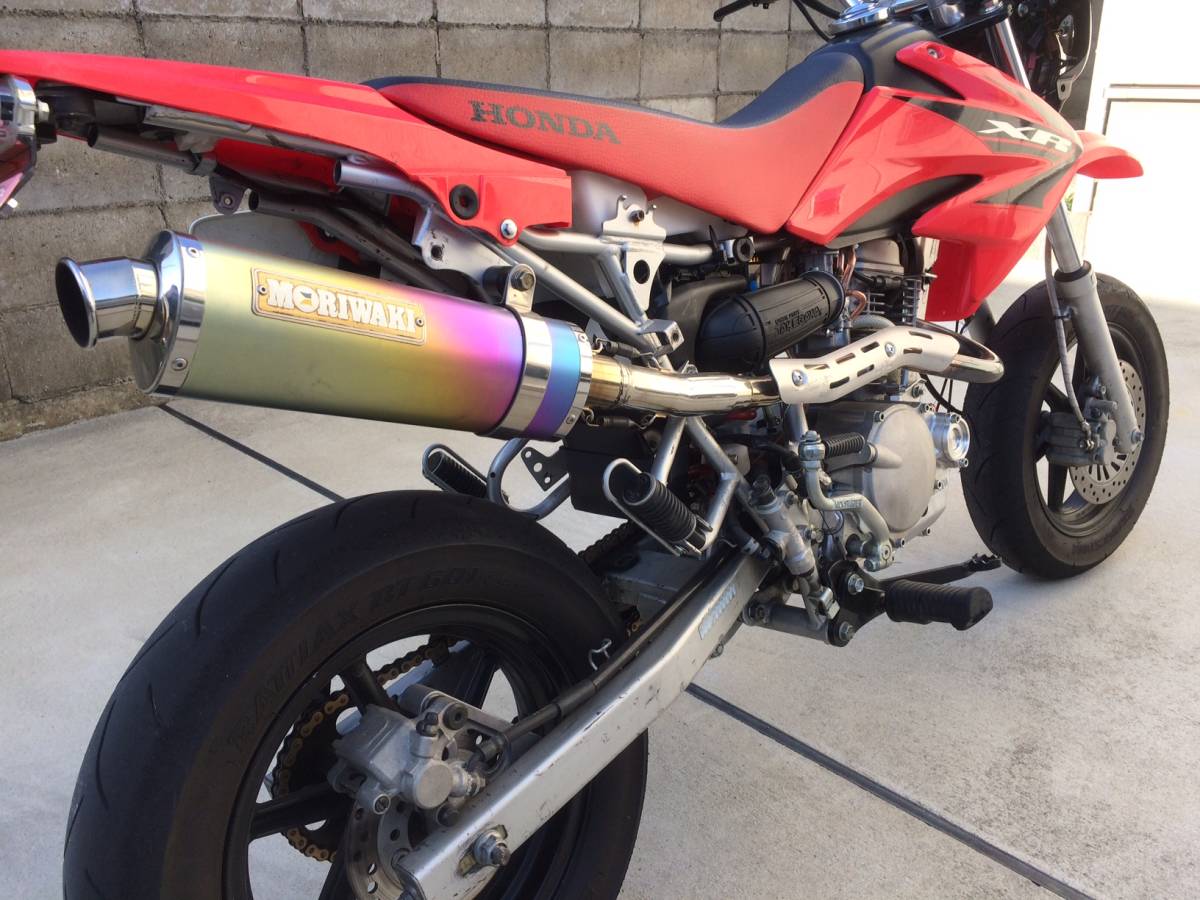 バイク XR100モタード モリワキマフラー XR50 エイプ50 エイプ100