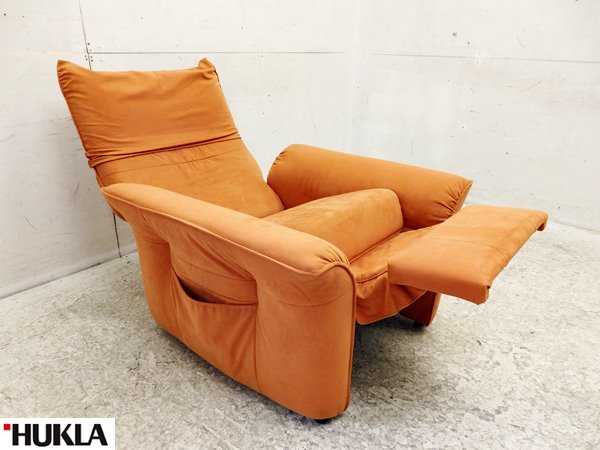 □O367□美品□フクラ/HUKLA□HAMMOND□リクライニングソファ