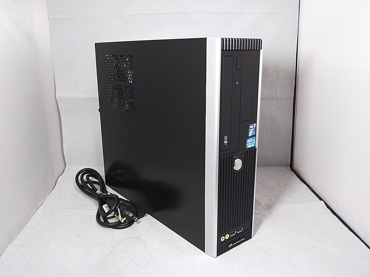 【eX.computer】AeroSlim RS5J-C43/E Core i5-3470 3.20GHz 4GB 500GB DVD-MULTI Windows10Pro 中古デスクトップ